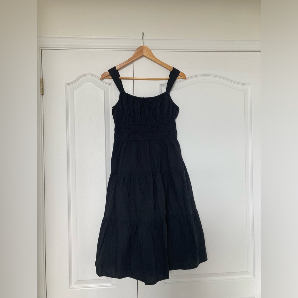 Aritzia “Martine” midi dress, black, size M